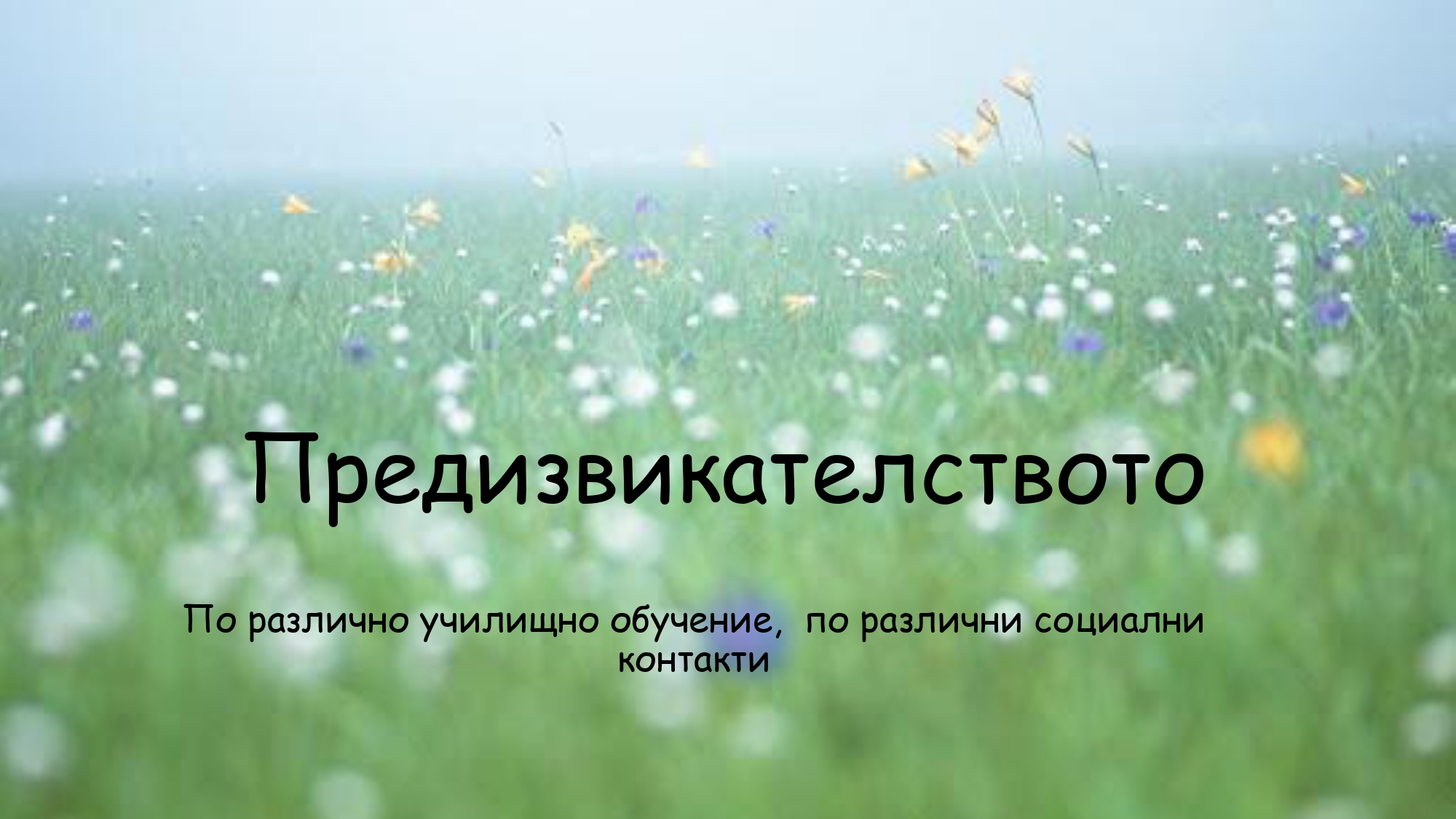 Предизвикателството